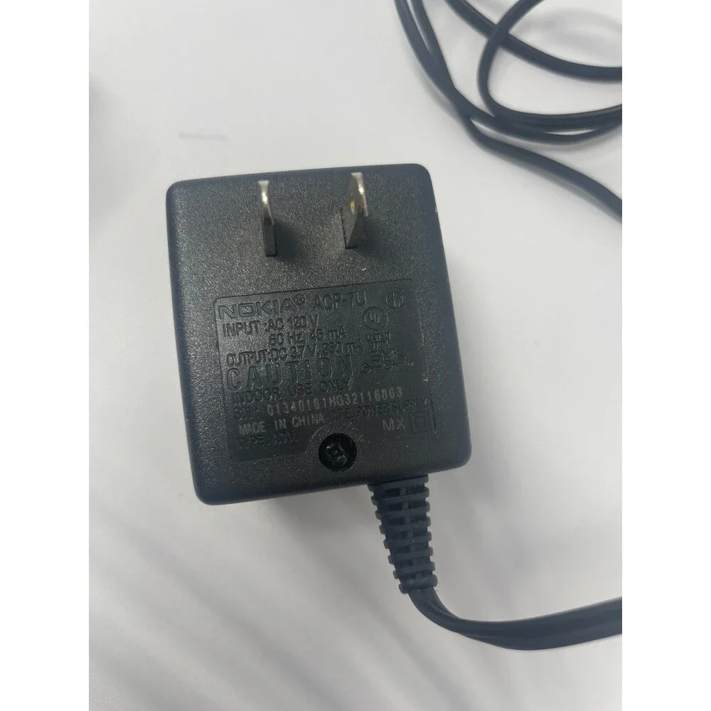 Nokia ACP-7U Phone AC Charger 1110 1600 2610 3205 3390 3560 6120c 5185i